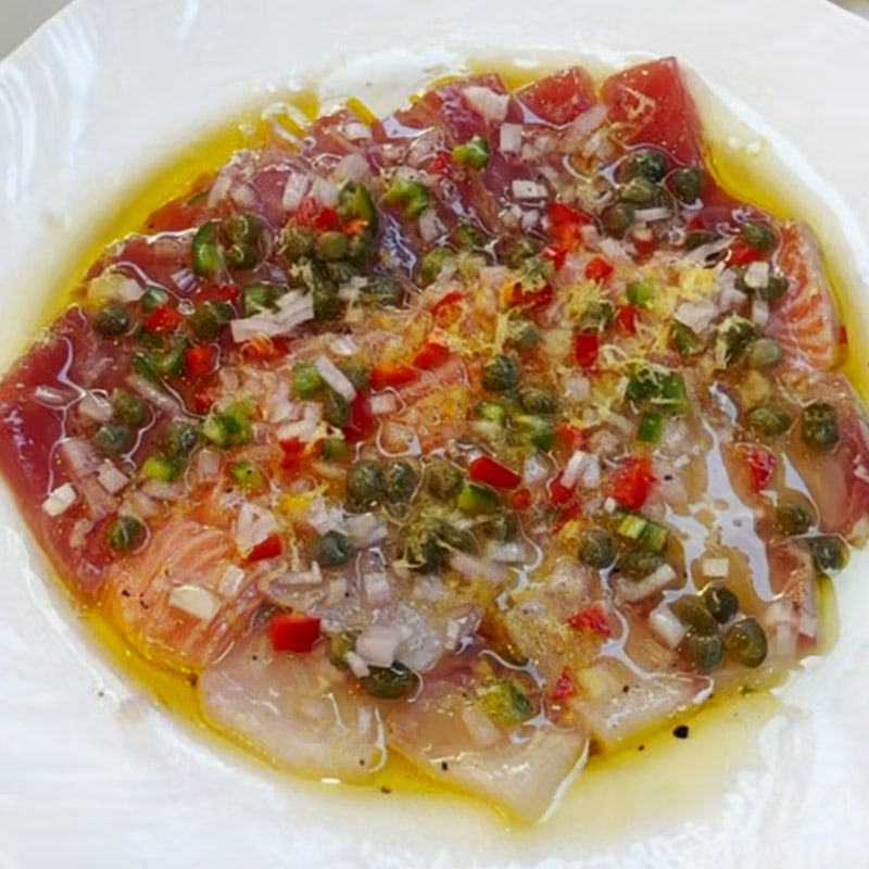 Crudo with Olive Oil